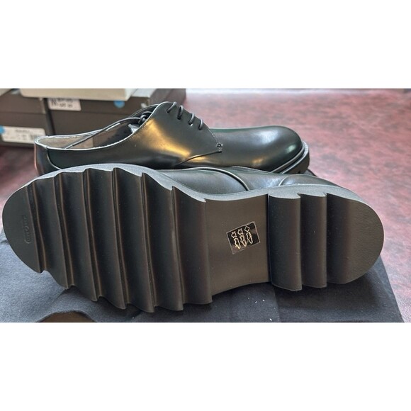 Robert Clergerie Paris Men’s Leather Lace Up Oxford Modern Sole New Size 8.5 Men - Picture 6 of 9